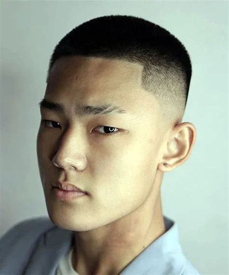 asian buzz cuts|blowout taper fade asian.